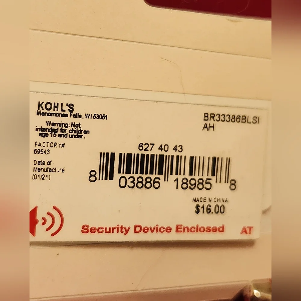 LC Lauren Conrad Silver Bracelet with Blue Tassel - Picture 2 of 4